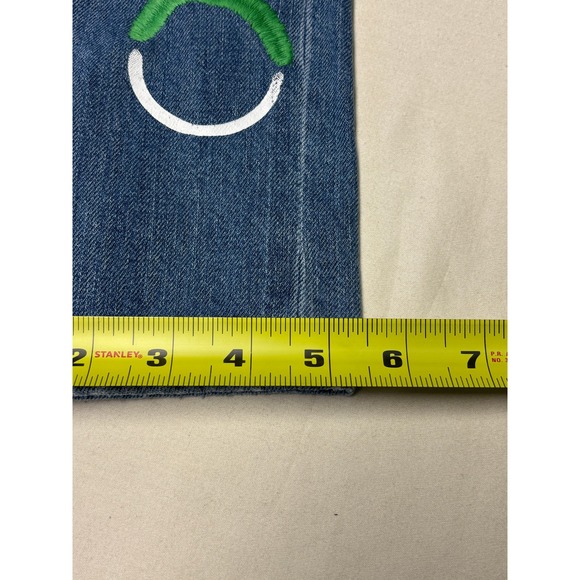 Polo Ralph Lauren The Slim Boyfriend Jeans Blue Embroidered Logo Women W28X26 - Picture 15 of 15